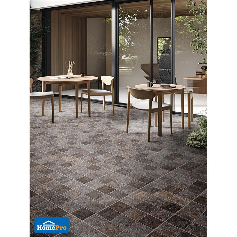 กระเบื้องพื้นพอร์ซเลน 16x16 นิ้ว COTTO โดเนคา น้ำตาล PM 0.96 ตร.ม.
