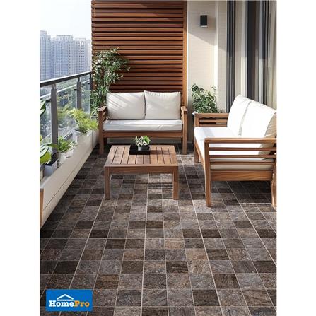 กระเบื้องพื้นพอร์ซเลน 16x16 นิ้ว COTTO โดเนคา น้ำตาล PM 0.96 ตร.ม._4