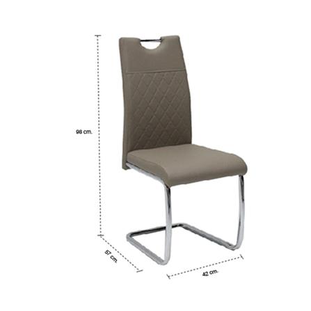 เก้าอี้ทานข้าว SB FURNITURE TATA 19142219 สีเทา_3