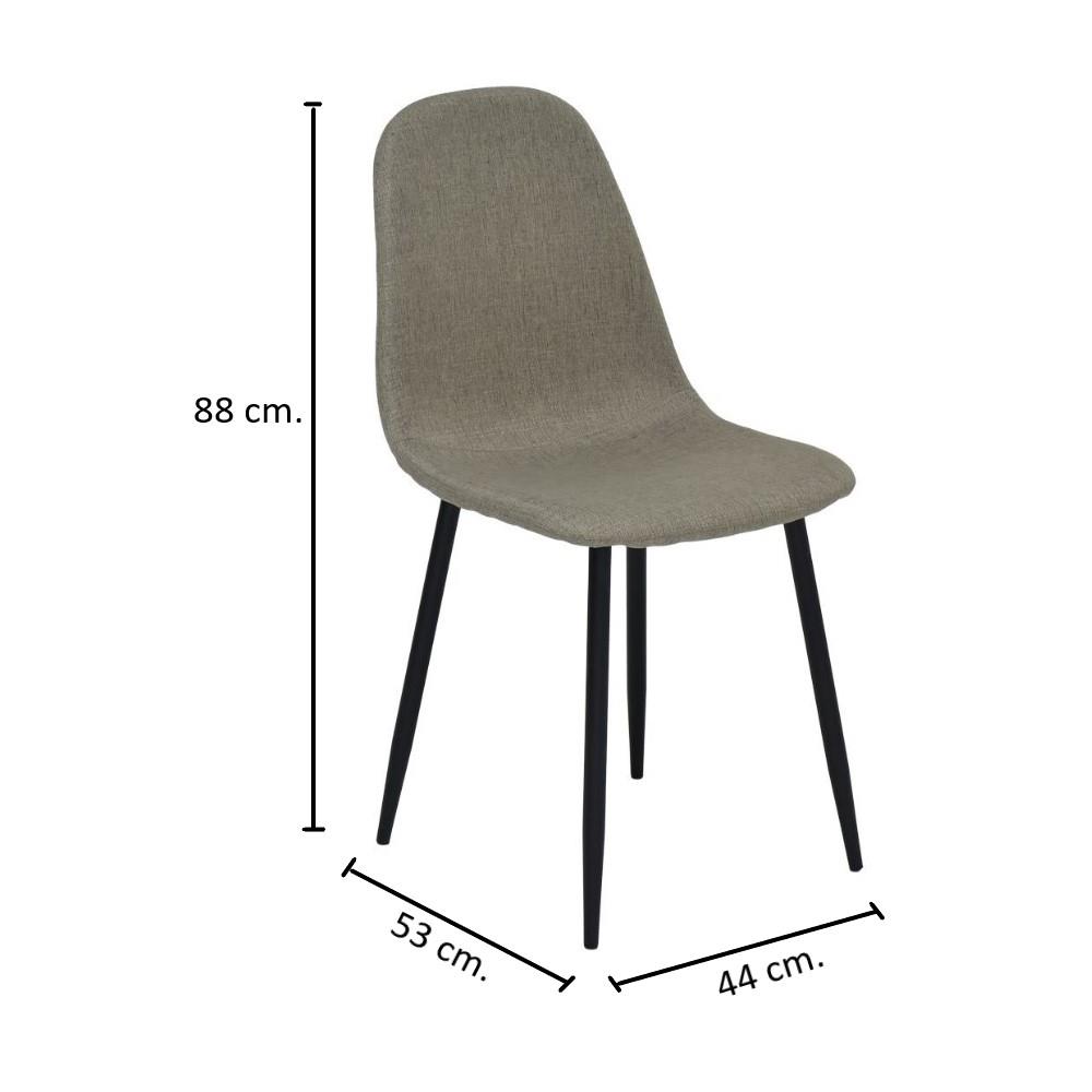 เก้าอี้ทานข้าว SB FURNITURE LALADA 19235282 สีเทา