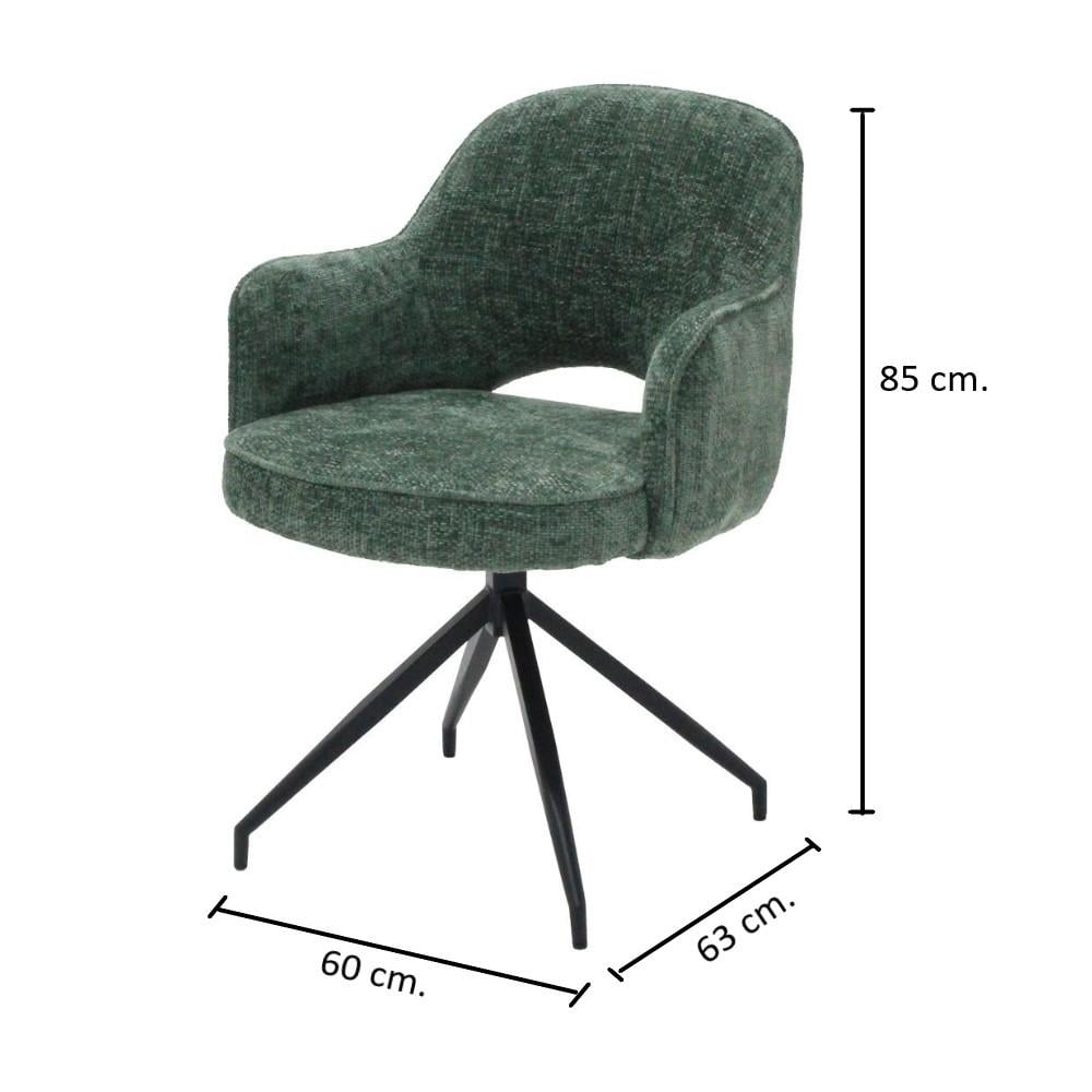 เก้าอี้ทานข้าว SB FURNITURE HYOLIN 19235025 สีเขียว