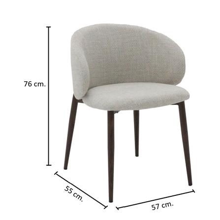 เก้าอี้ทานข้าว SB FURNITURE HIPER 19235027 สีครีม_4