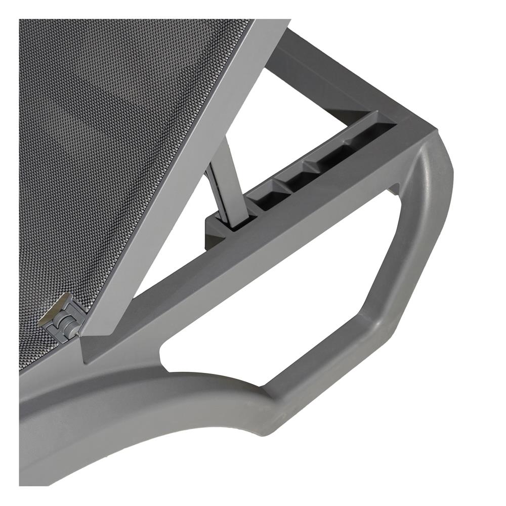 เตียงริมสระ SPRING HALI สีดำ