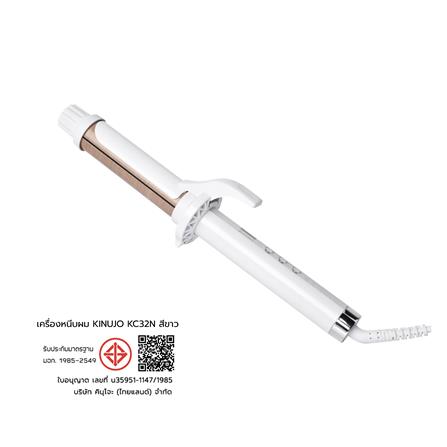 เครื่องม้วนผม KINUJO KC32N สีขาว_10