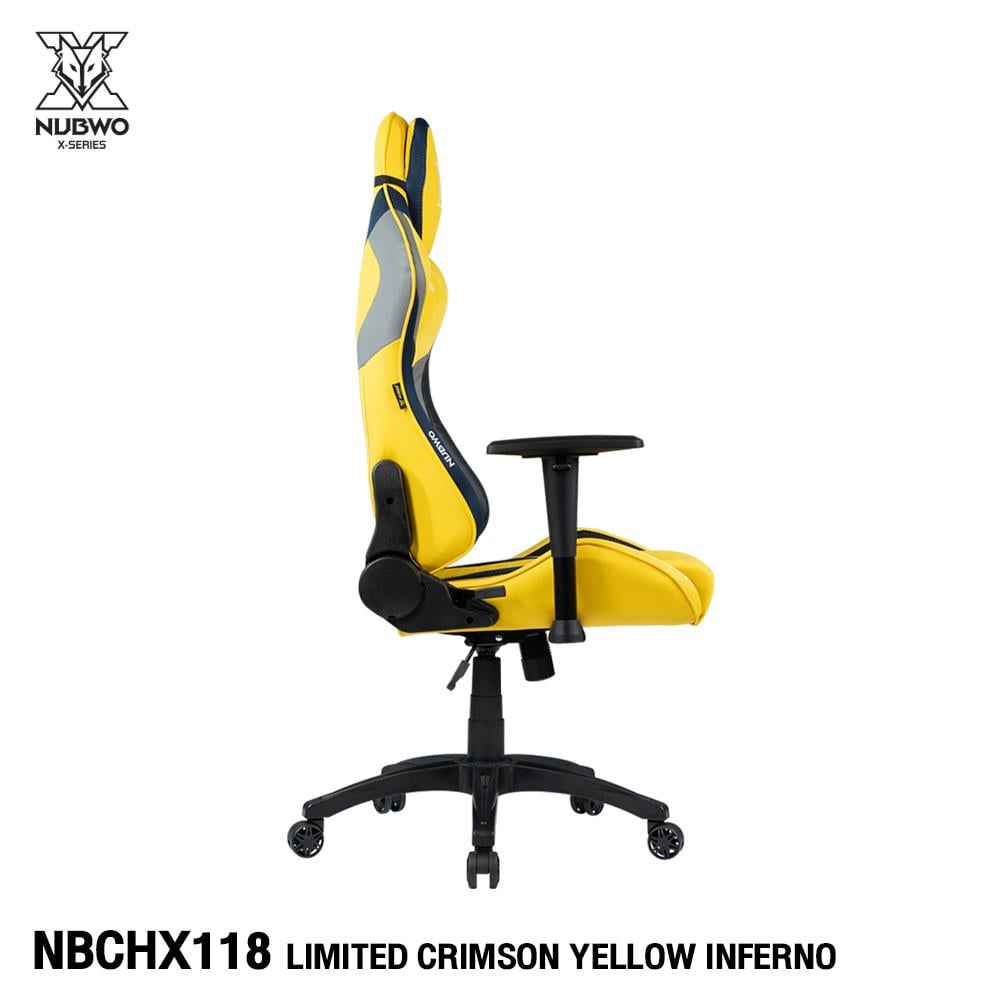 เก้าอี้เกมมิ่ง NUBWO NBCHX118 สีเหลือง