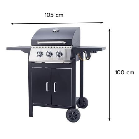 เตา BBQ แก๊ส 2 หัว และเตาด้านข้าง SPRING NOVAGRILL DELUXE_1