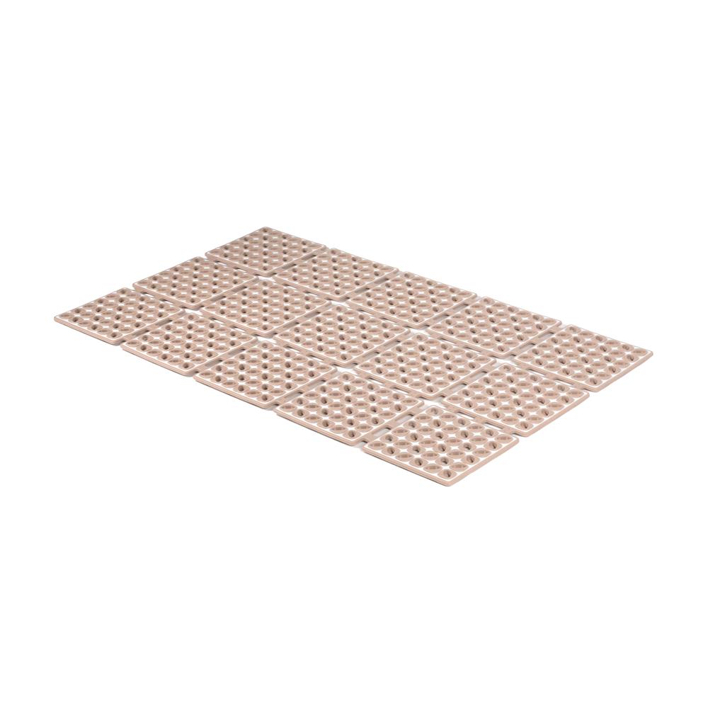 แผ่นกันลื่น HOME LIVING STYLE WAFFLE 40X66 ซม. สีกากี