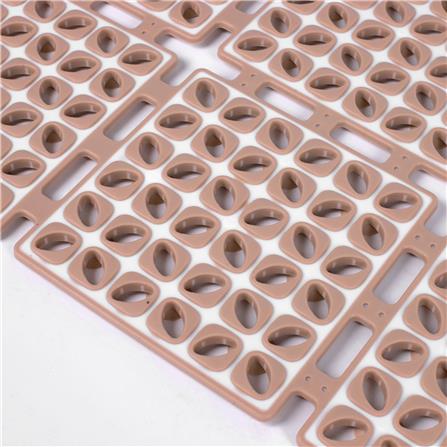 แผ่นกันลื่น HOME LIVING STYLE WAFFLE 40X66 ซม. สีกากี_1