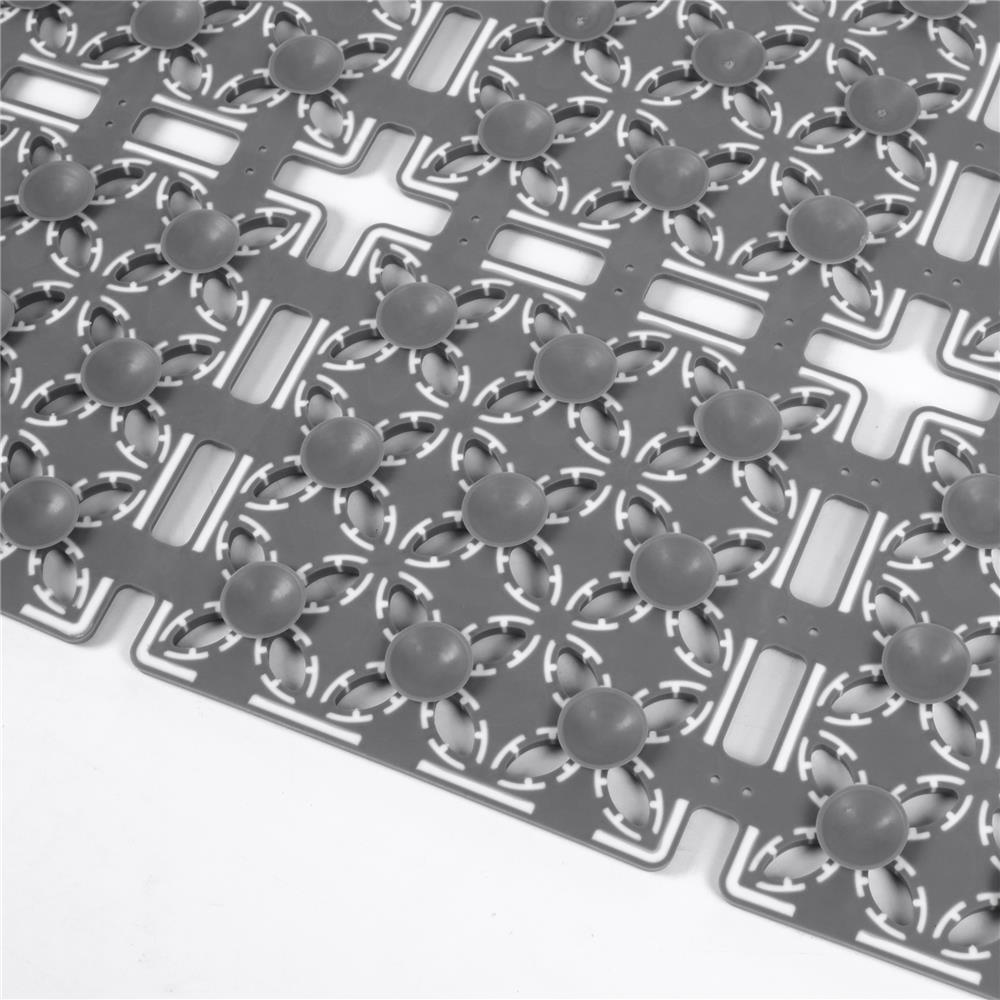 แผ่นกันลื่น HOME LIVING STYLE WAFFLE 40X66 ซม. สีเทา