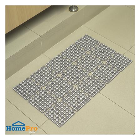 แผ่นกันลื่น HOME LIVING STYLE WAFFLE 40X66 ซม. สีเทา_4