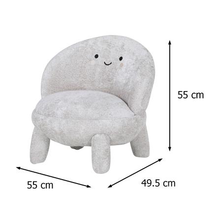 ARMCHAIR เด็ก FURDINI KEYANI สีเทาอ่อน_10