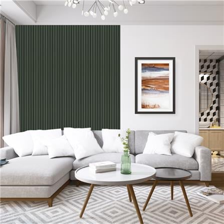 แผ่นผนัง PS LINEDEKOR DL003-30 12x1.2x300 ซม. สีเขียว_2