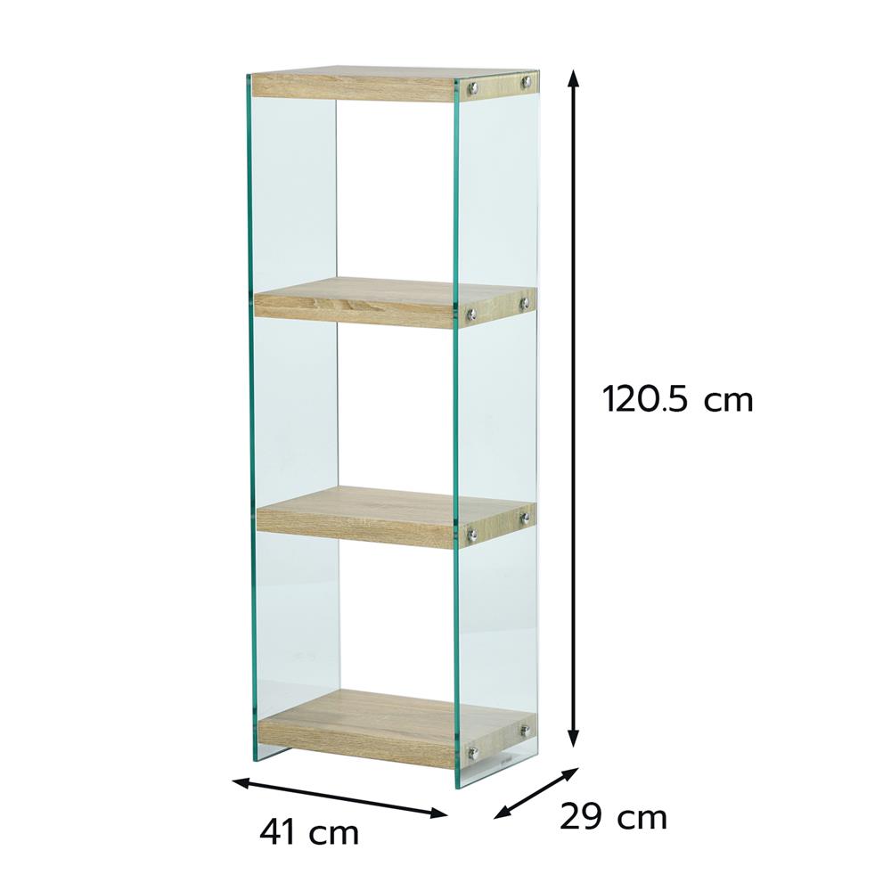 ชั้นวางของโล่ง 4 ชั้น FURDINI GLOSS 41 ซม. สี NATURAL