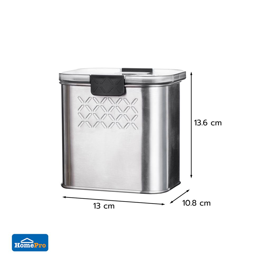 ขวดโหลสเตนเลสฝาล็อก 1000 มล. KECH COFFEE AROMA