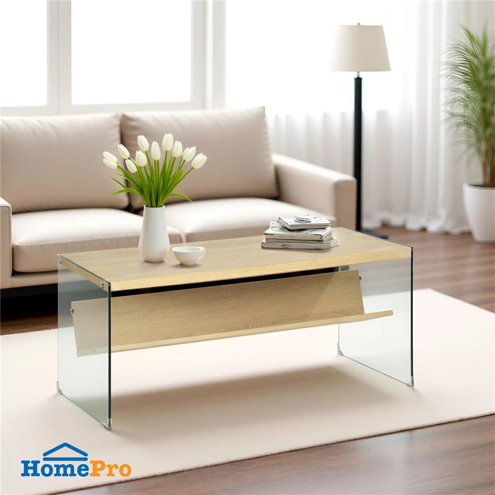 โต๊ะกลาง FURDINI GLOSS 100 ซม. สี NATURAL