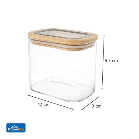 ขวดโหลแก้วโบโรซิลิเกตฝาดึง 560 มล. KECH CLAIRE_5