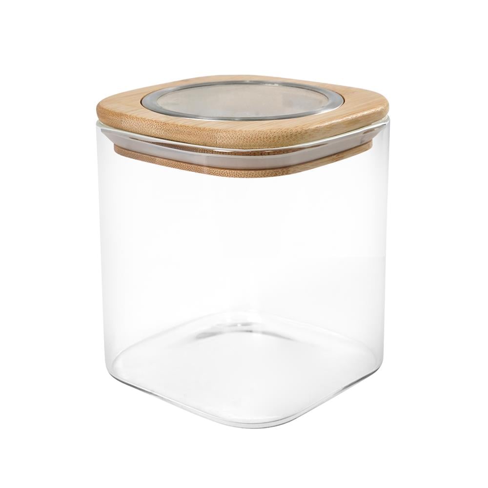 ขวดโหลแก้วโบโรซิลิเกต ฝาดึง 660 มล. KECH CLAIRE