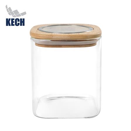 ขวดโหลแก้วโบโรซิลิเกต ฝาดึง 660 มล. KECH CLAIRE_0