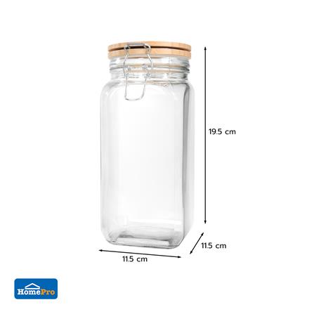 ขวดโหลแก้วฝาสปริง 1200 มล. KECH STICK_4