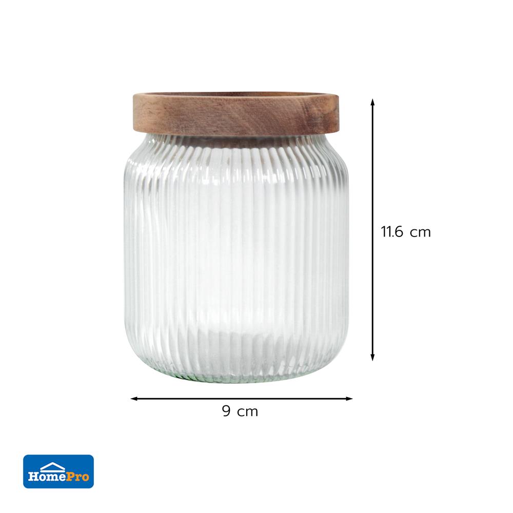 ขวดโหลแก้วฝาดึง 460 มล. KECH TIMBER