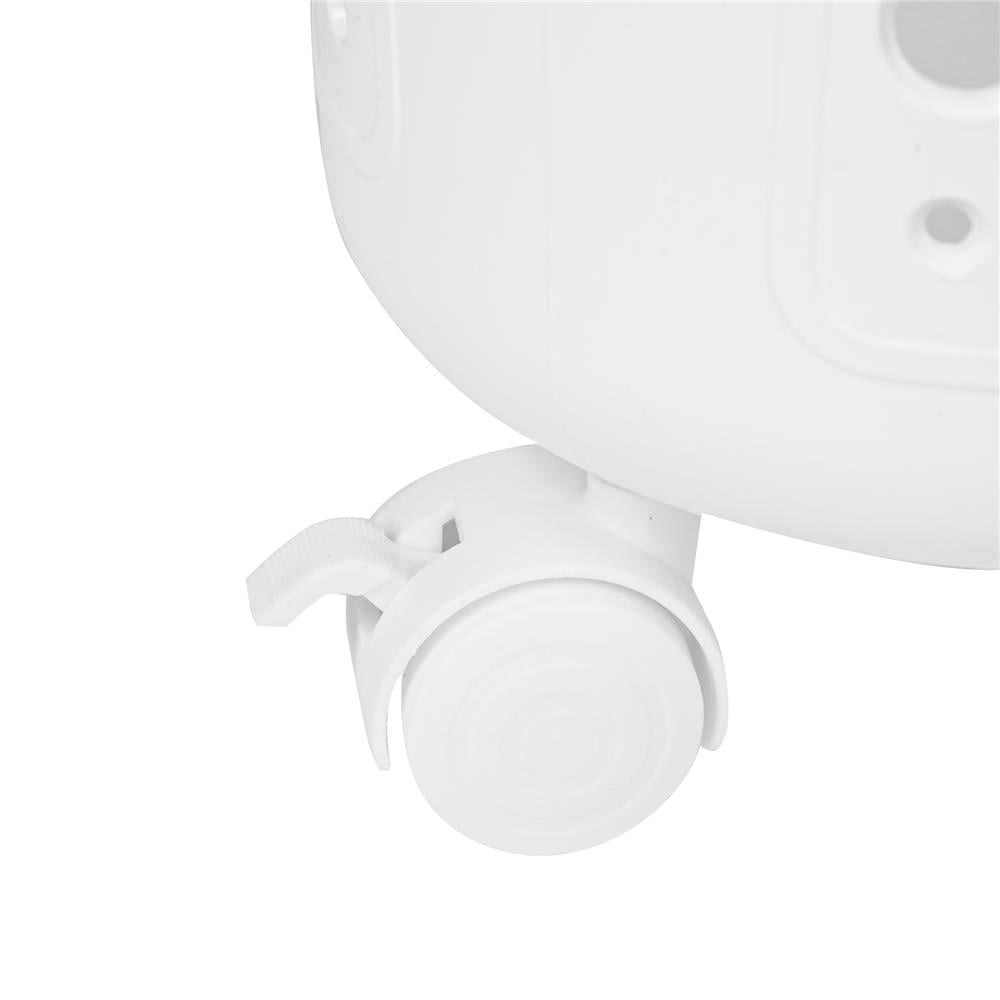 ตะกร้าผ้าเหลี่ยมมีล้อ 2 ชั้น PLIM OLIS สีขาว