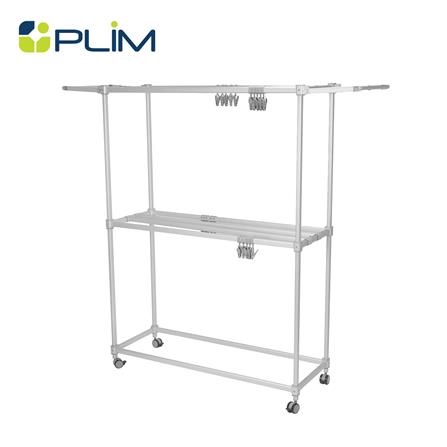 ราวตากผ้าอะลูมิเนียม มีปีกพับได้ 7 เส้น PLIM ALUFLEX 1.2 เมตร_0