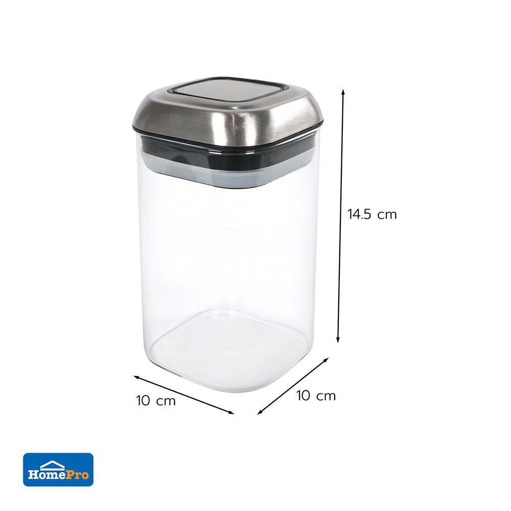 ขวดโหลแก้วโบโรซิลิเกตฝากด 850 มล. KECH GENES