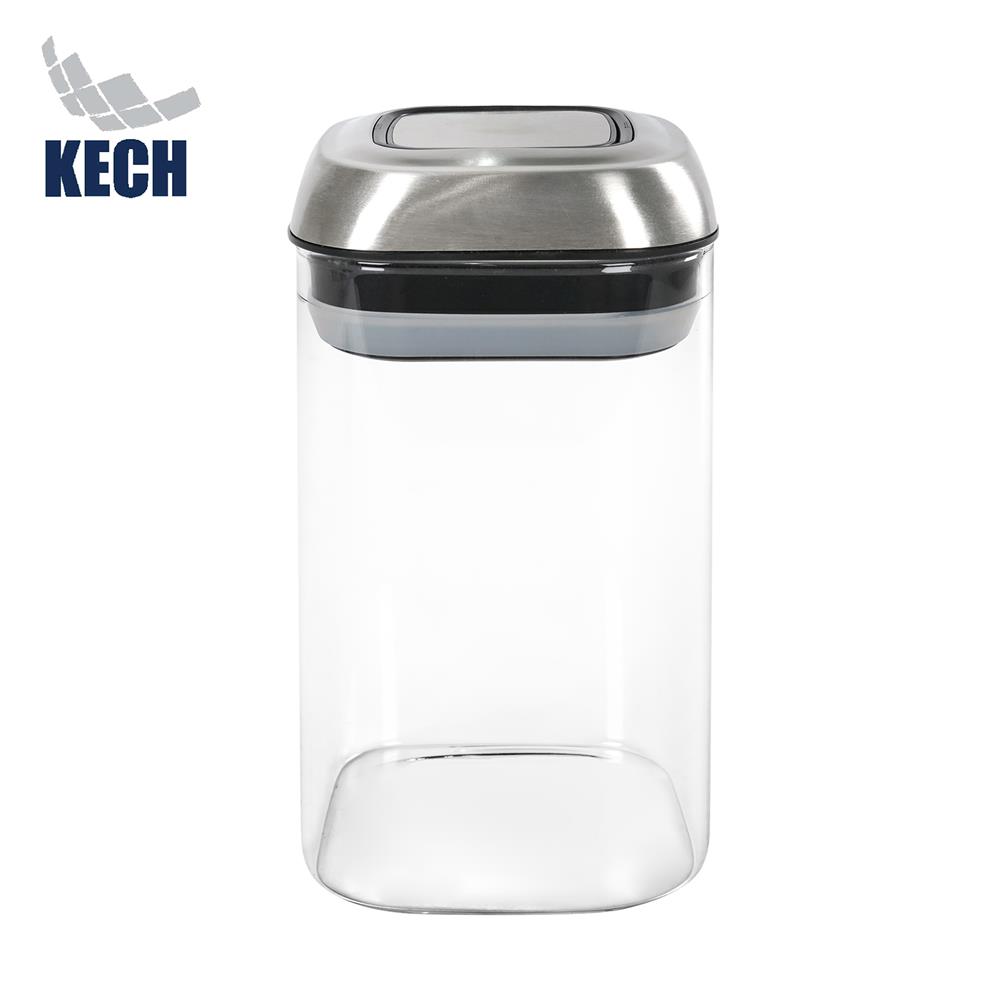 ขวดโหลแก้วโบโรซิลิเกตฝากด 850 มล. KECH GENES