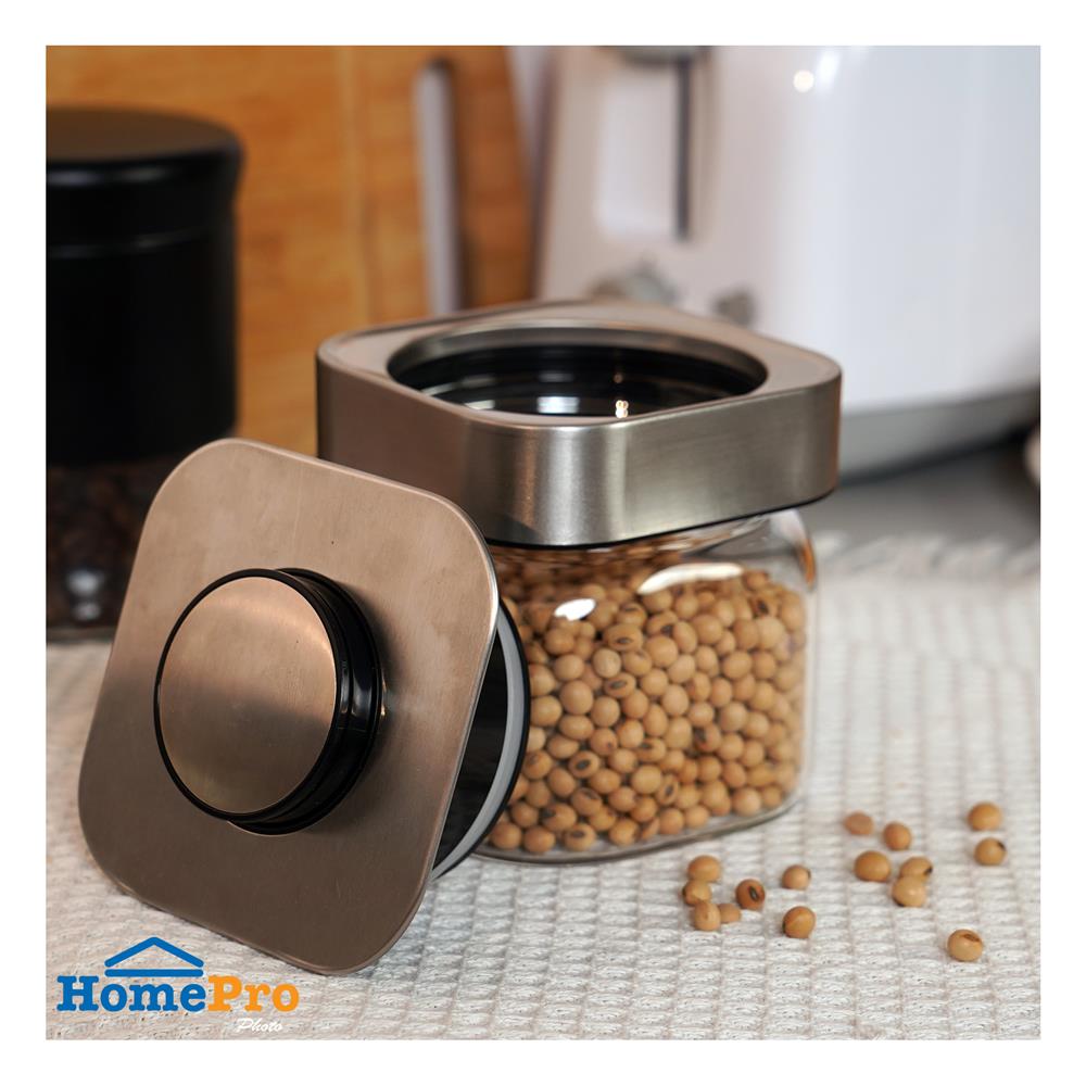 ขวดโหลแก้วโบโรซิลิเกตฝากด 480 มล. KECH GENES