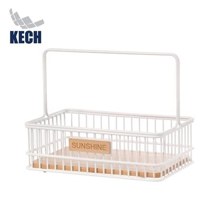 ตะกร้าผลไม้เหลี่ยม KECH SUNSHINE 15.7x24 ซม._0