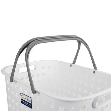 ตะกร้าผ้าเหลี่ยมหูหิ้ว PLIM OLEN SIZE L สีขาว_2