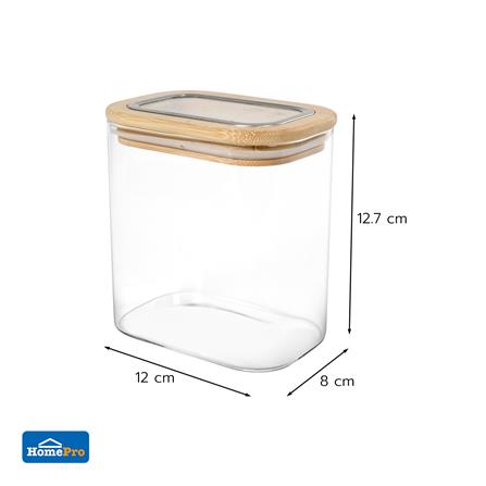 ขวดโหลแก้วโบโรซิลิเกตฝาดึง 790 มล. KECH CLAIRE_3