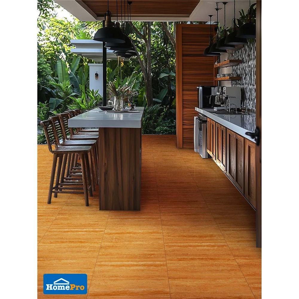 กระเบื้องพื้นพอร์ซเลน 16x16 นิ้ว COTTO เซอราโน่ น้ำตาล PM 0.96 ตร.ม.