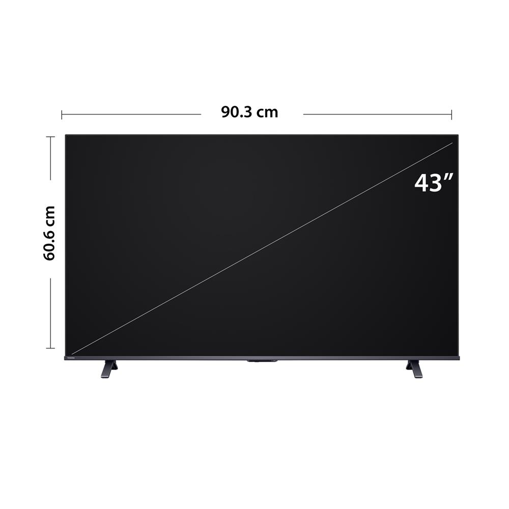 ทีวีคิวแอลอีดี 43 นิ้ว TOSHIBA (4K, QLED, VIDAA) 43M450RP
