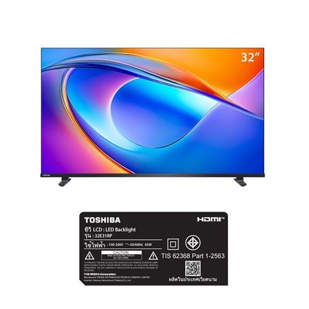 ทีวีแอลอีดี 32 นิ้ว TOSHIBA (HD, LED, VIDAA) 32E31RP_7