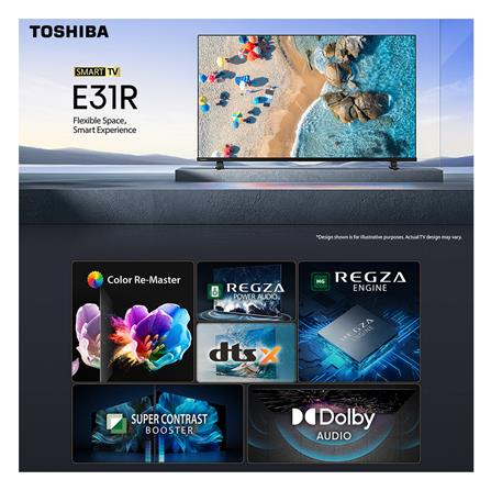 ทีวีแอลอีดี 32 นิ้ว TOSHIBA (HD, LED, VIDAA) 32E31RP_6