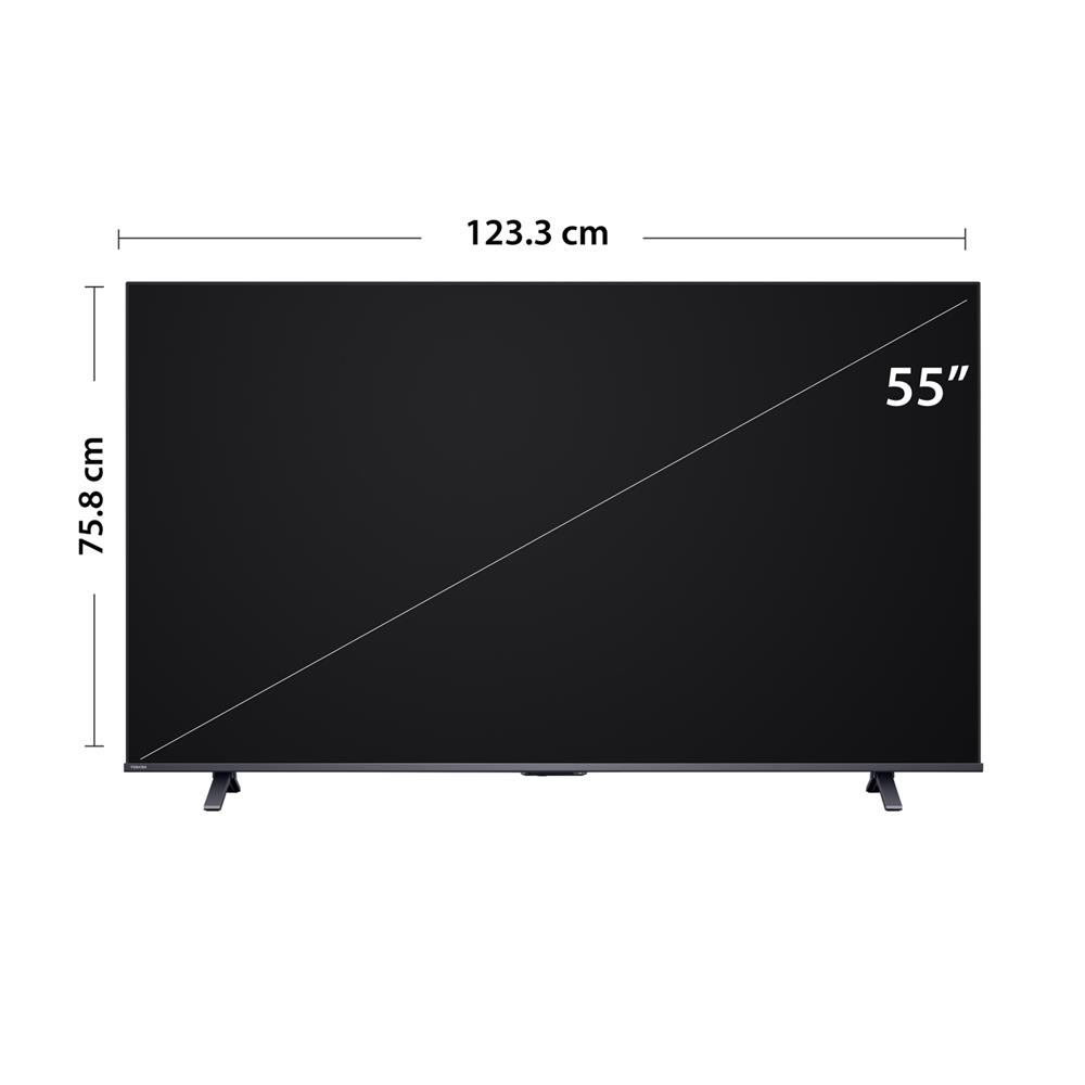 ทีวีคิวแอลอีดี 55 นิ้ว TOSHIBA (4K, QLED, VIDAA) 55M450RP