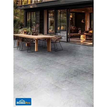 กระเบื้องพื้นพอร์ซเลน 16x16 นิ้ว COTTO เทรย์ เทา PM 0.96 ตร.ม._4