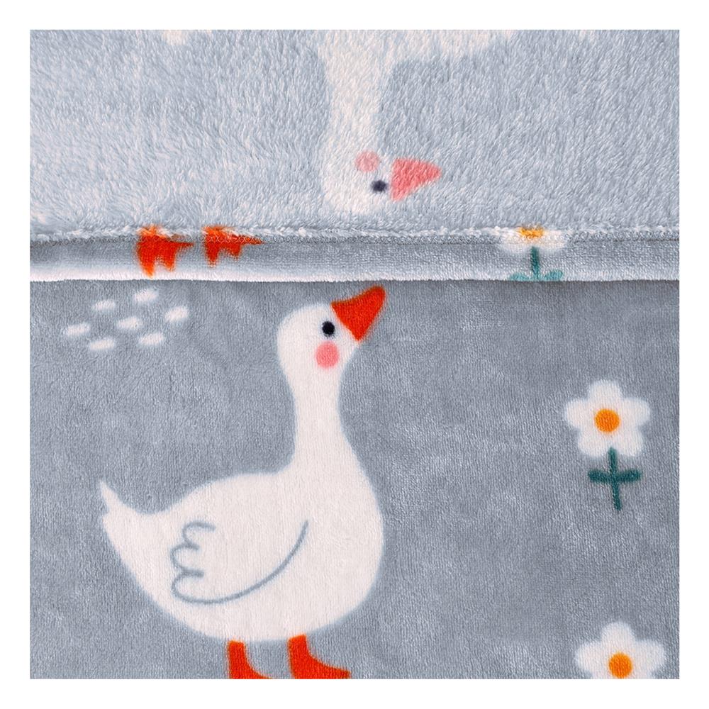 ผ้าห่ม SNAZZ DUCKIE 50x60 นิ้ว สี GREY
