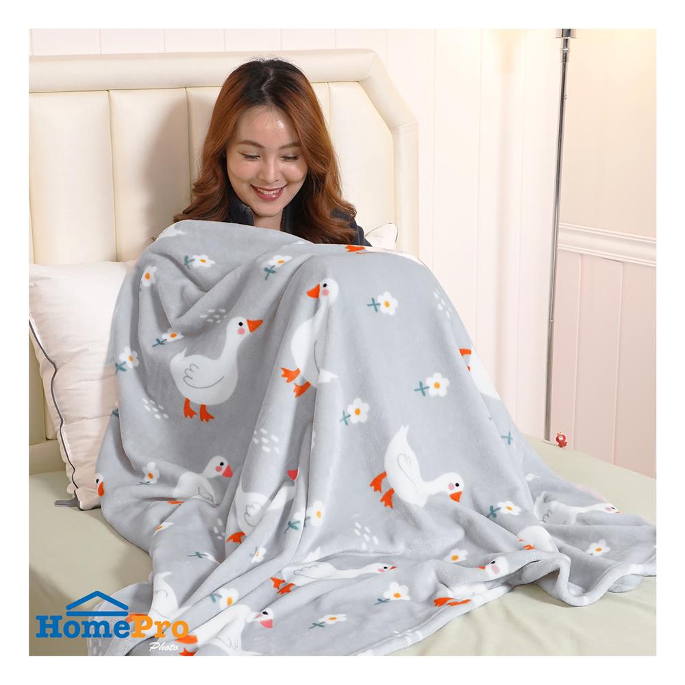 ผ้าห่ม SNAZZ DUCKIE 50x60 นิ้ว สี GREY