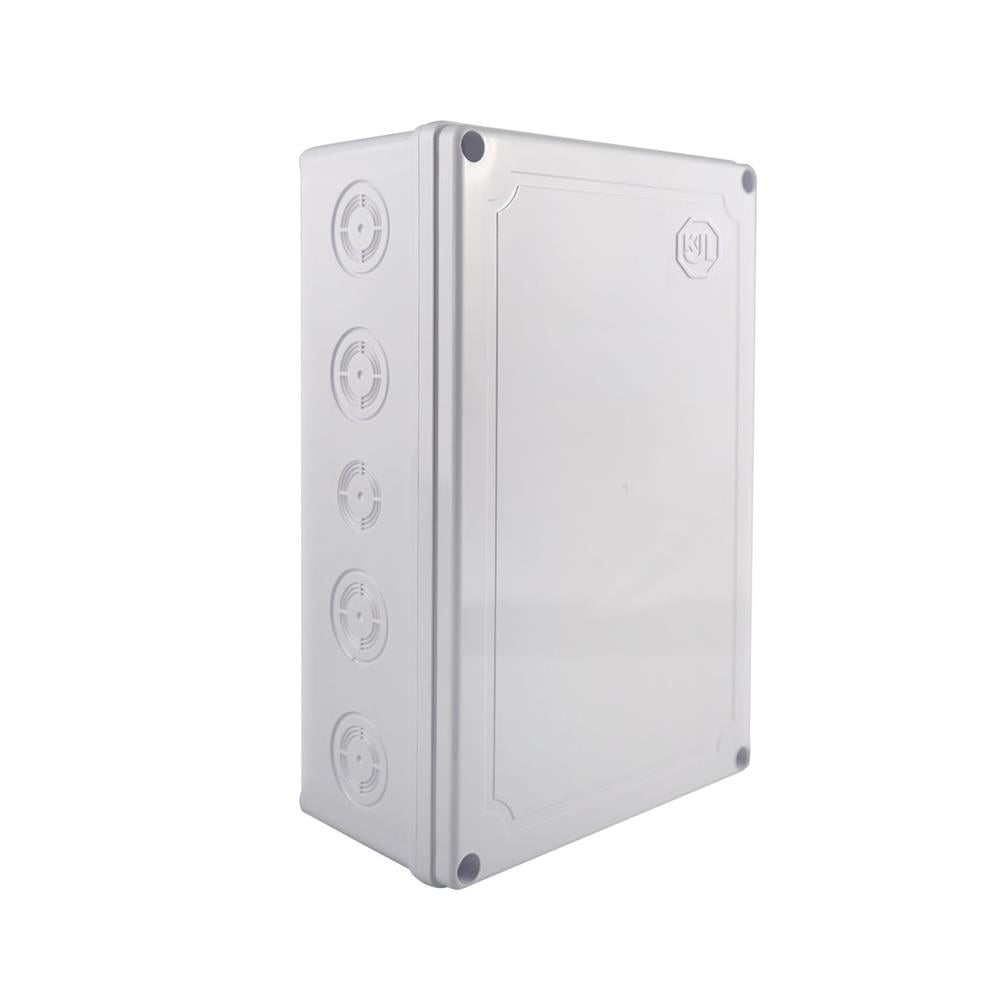 กล่องพลาสติกกันน้ำ KJL KJL207 8x12 นิ้ว สีขาว