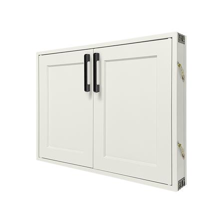 บานซิงค์คู่ ABS CABIN HOLLYN 84x64 ซม. สีเบจ_1