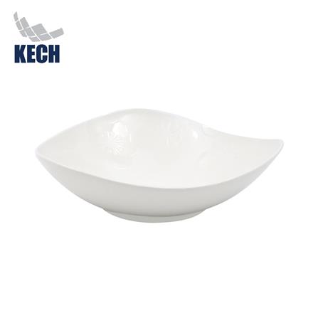 จานบัวเหลี่ยม PORCELAIN 7.5 นิ้ว KECH HANA_0