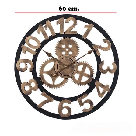 นาฬิกาแขวน INTERY C1038C012_15 23.62 นิ้ว สีทอง/ดำ_5