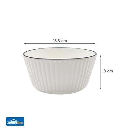 ชามทรงตรง PORCELAIN 8 นิ้ว KECH OKI_4