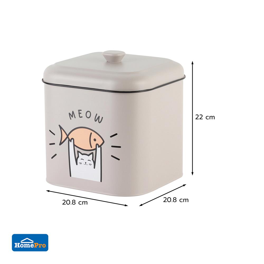 ขวดโหลฝาดึง 6 ลิตร KECH PET FOOD MEOW