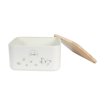 ขวดโหลเหลี่ยมฝาดึง 8.8 ลิตร KECH MOTHA สีครีม_2