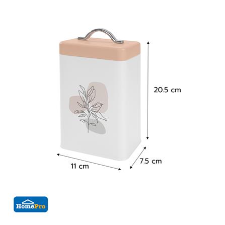 ขวดโหลเหลี่ยมฝาดึง 0.95 ลิตร KECH BUDY สีชมพู_4