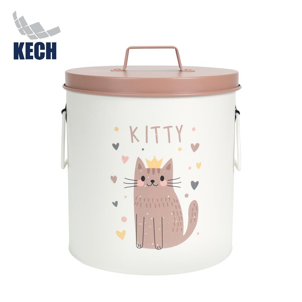 ขวดโหลฝาดึง 4.6 ลิตร KECH PET FOOD KITTY