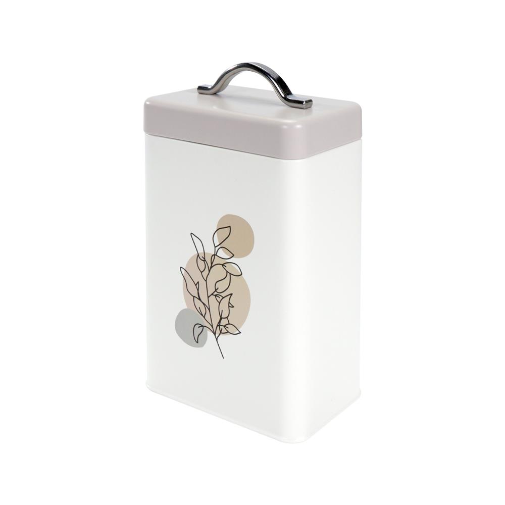 ขวดโหลเหลี่ยมฝาดึง 0.95 ลิตร KECH BUDY สีเทา